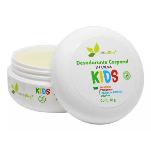 Naturaldry Pqt 3 Desodorantes Naturales Para Niños - Kids - Peques mandarina