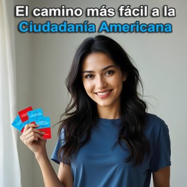 US Citizenship Flash Cards 2025 : Study Guide: Ciudadania Americana Spanish and English. Flash Cards incluye Audios Online. USCIS 100 Preguntas y respuestas