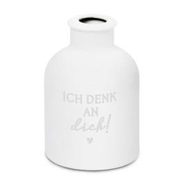 Graphic Workshop Vase I Think of You, White, Small