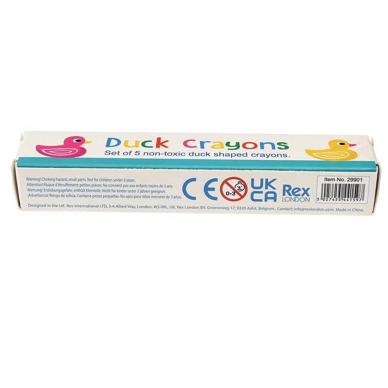 Rex London Duck Crayons (set Of 5)