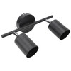 LED Track Light Kit 2 Heads 10.8in Track 90 Degrees
