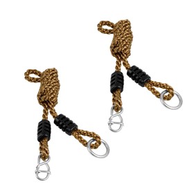 0XBIT Swing Ropes, Pack of 2 Adjustable Rope for Swing, 1.8 m Wear-resistant Rope Swing, Load Capacity 300 kg, Chnell and Easy to Hang, for Hammock, Camping, Swing