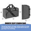 Finnhomy 20L Underseat Cabin Bag,Carry On Luggage for Airlines, Travel
