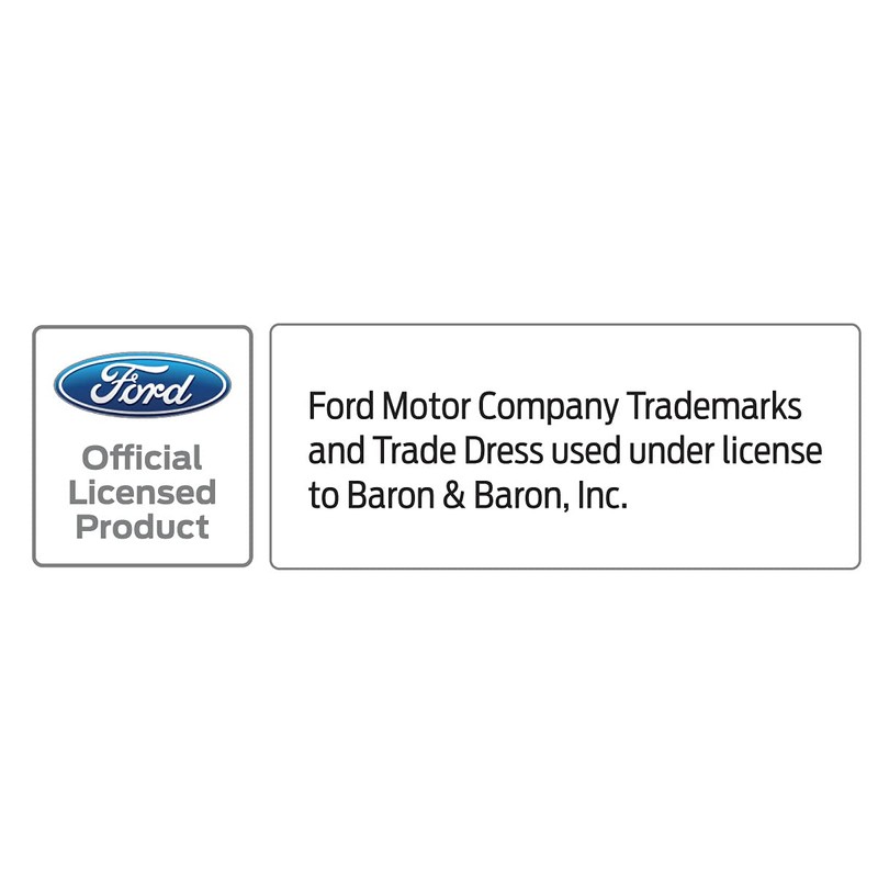 Ford Performance UV Black Plastic License Plate Frame