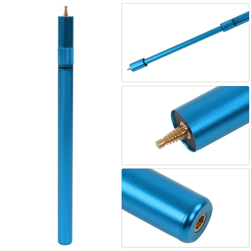 17 Inch Aluminum Alloy Pool Cue Extender Telescopic Billards Stick
