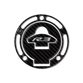 Labelbike 3D Sticker Motorcycle Tank Cap Protection Compatible with Yamaha YZF R3 2019-2020