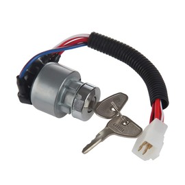 TC020-31820 Ignition Starter Switch with 4 Position 5 Terminals Replacement for Kubota Tractor B2150,M6800,M4900,BX2200,B1700E,L2800F,L4400F,MX5000F