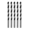 sourcing map 5pcs Brad Point Drill Bits 4.5mm(11/64") Dia Straight