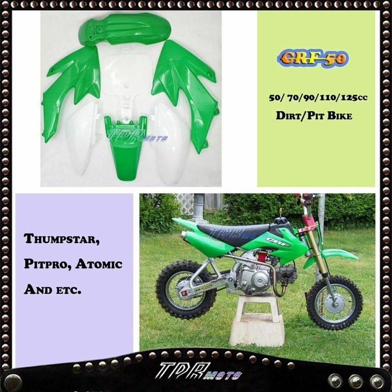TDR Green Pit Bike PLASTICS CRF50 50cc 70cc 90cc 110cc