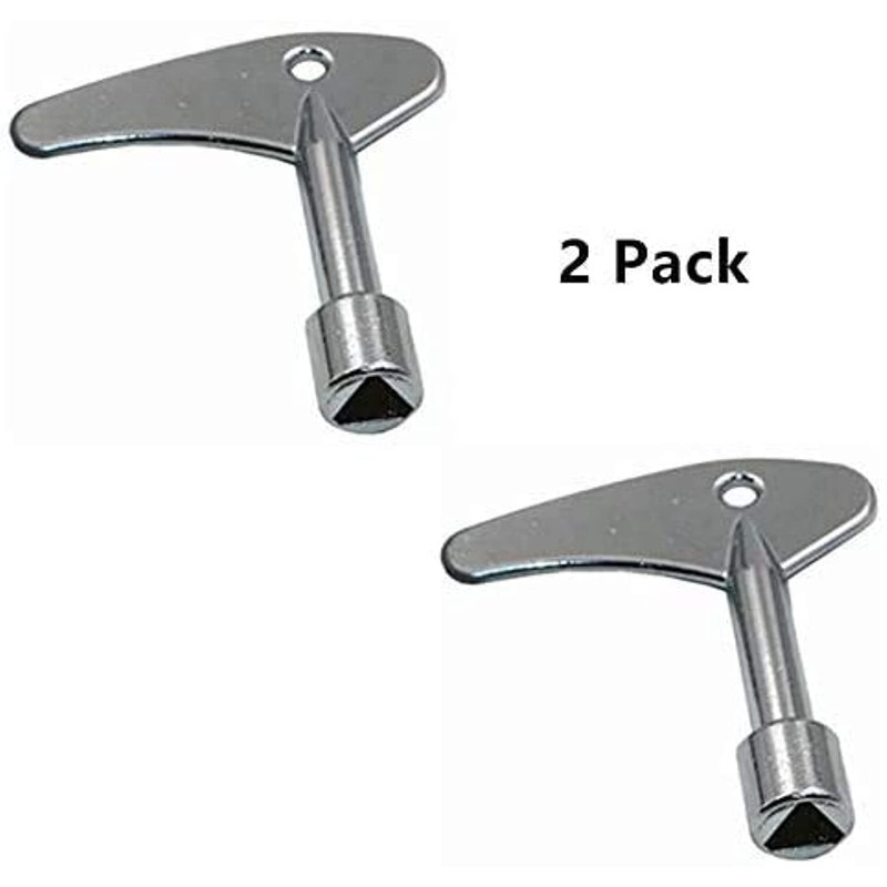 2PCS Triangle Key Utility Service Key Gas Electric Elevator Emergency