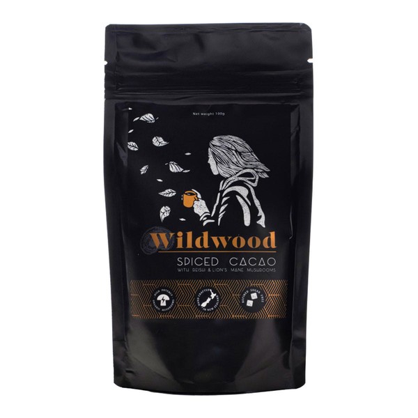 Wildwood Spiced Cacao with Reishi & Lions Mane Mushroom - 250gm