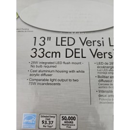 Lithonia Lighting Fmml 13 840 Wl Led Flush Mt,13In,4000K,