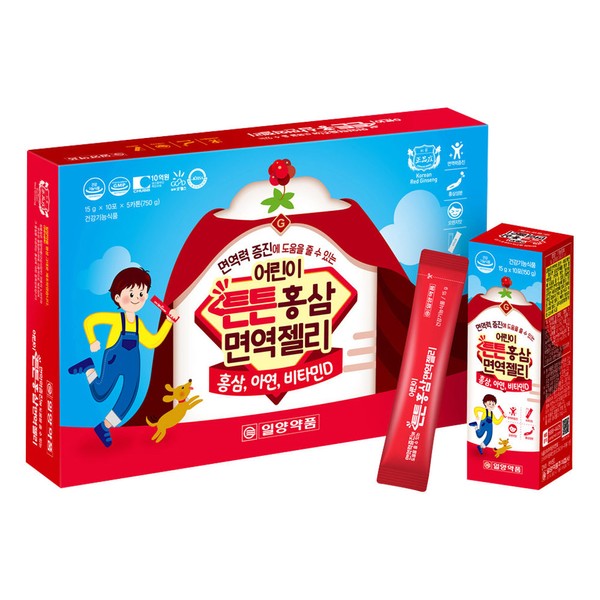 Ilyang Pharmaceutical Children’s Strong Red Ginseng Immune Jelly 5g x 50 packets
