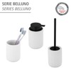 WENKO Belluno Liquid Soap Dispenser, Refillable Ceramic Soap Dispenser with