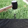 Aoipend 160 Pack Plastic Garden Lawn Stakes 6 inch Heavy
