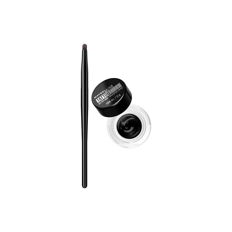 Maybelline Delineador Eye Studio Drama, color Negro Intenso