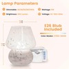 ULAROOM USB Plug-in Mushroom Lamp Small Bedside Table Lamp with