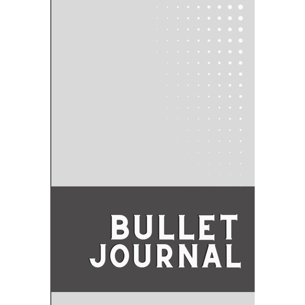 Bullet Journal: A5 Dotted Gray Hardcover Paperage Journaling Notebook (202