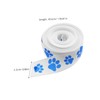 PACKOVE 1roll Paw Print Ribbon for Wrapping and Projects Pet