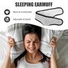 AOKWAWALIY Unisex Sleep Earmuffs 2-in-1 Sleep Masks Noise Reduction Sleep