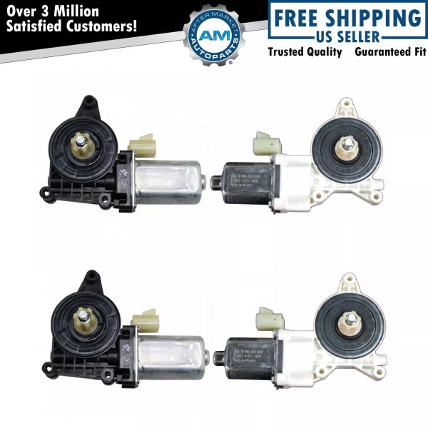 AM Autoparts Power Window Motor Kit Set of 4 Front