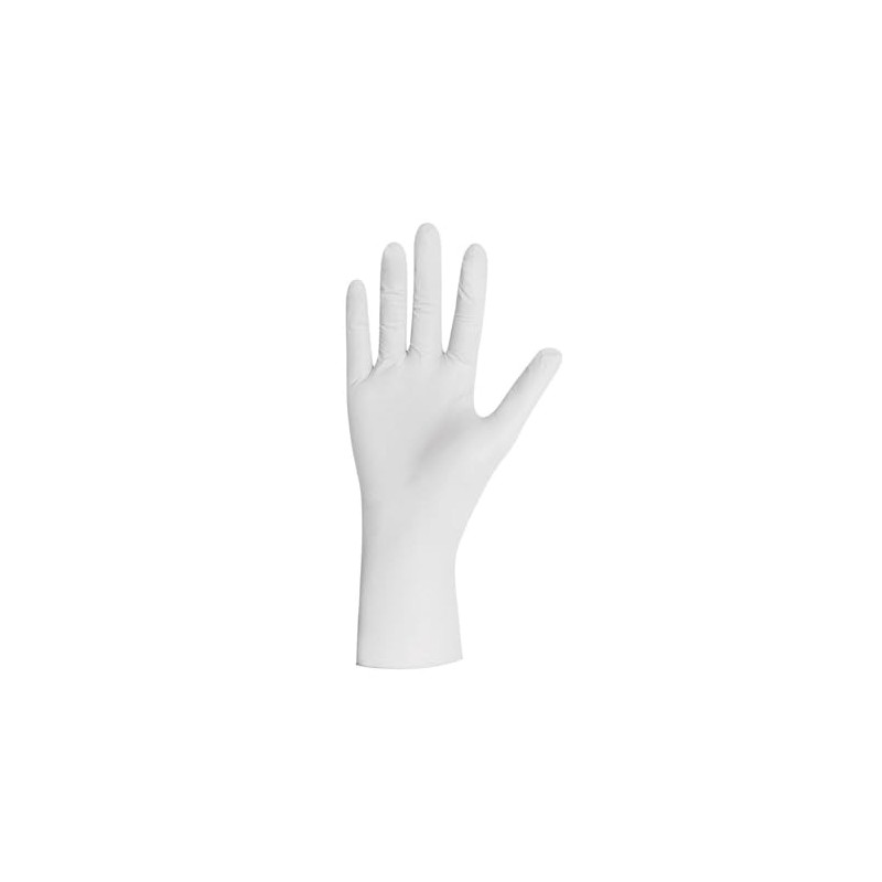 White Pearl Nitrile Disposable Gloves, Powder-Free, Size XS (Pack of