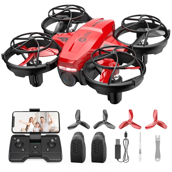 HOLY STONE HS420 Mini Drone with HD 720P Adjustable Camera, with 2 Control Modes, Emergency Off, Circular, 360° Flip, Headless Mode, 2 Speeds for Beginners Children