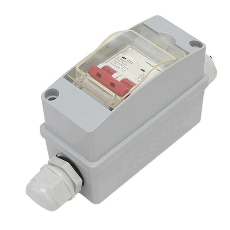 Circuit Breaker MCB 2P DC 500V 32A Disconnect Switch with
