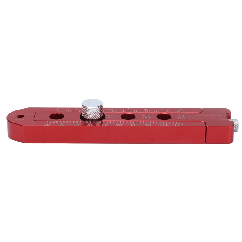 Woodworking Compass Scriber Adjustable Metric British Aluminum Alloy Fixed Point