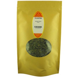 Marshalls Creek Spices CILANTRO 4 ounce XL ECO Friendly Kraft Stand-up Pouch. Premium Quailty