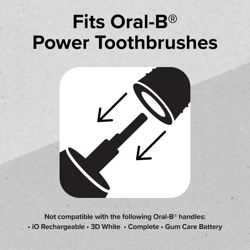 REACH Universal Replacement Toothbrush Heads, Fits Oral-B Electric Toothbrushes, 8