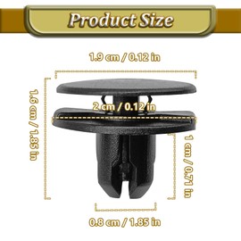 Icyhaws 20PCS Fender Liner Retainer Clip, Compatible with Honda Accord CR-V Civic HR-V Odyssey Acura ILX RDX RLX TLX TSX, Front Fender Bumper Fasteners Replaces 91501-TR0-003