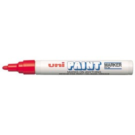 uni-ball uni Paint Marker Bullet Tip Medium Point Px20 Line Width 2.2-2.8mm Red Ref 9001924 [Pack 12]