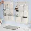 Tazive Wall Pocket Wall-mounted Storage Door Hanger Pocket 3 Tiers