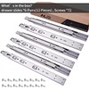 12 inch Soft Self Close Drawer Slides 6 Pairs (12pcs)