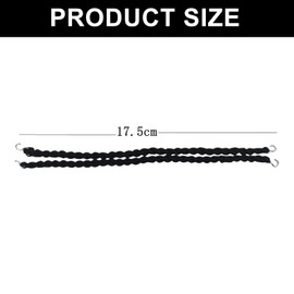 Aestustheri 8Pcs Military Boot Straps - Twisters Army Ties - Elastic Pant-Leg Bands - Trouser Clips with Metal Hooks - For Outdoor Activities (Black,Green)