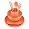 Wheat Straw 8pcs Set Kitchen Dinnerware Bowl Sets Dinnerware Tableware