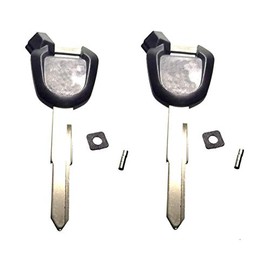 ihave Replacement for 2X Magnetic Uncut Blank Ignition Key PCX 125 150 SH Mode SH125i SH150i ANC125 Vision Lead