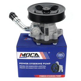 MOCA Power Steering Pump w/Pulley 96-1039 Compatible with 2012-2017 for Jeep Wrangler 3.6L, 2018 Wrangler JK 3.6L