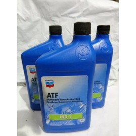 Chevron 3 Quarts ,Chevron ATF MD-3 Transmission Fluid, Dexron lll-H, Mercon, Allison C-4