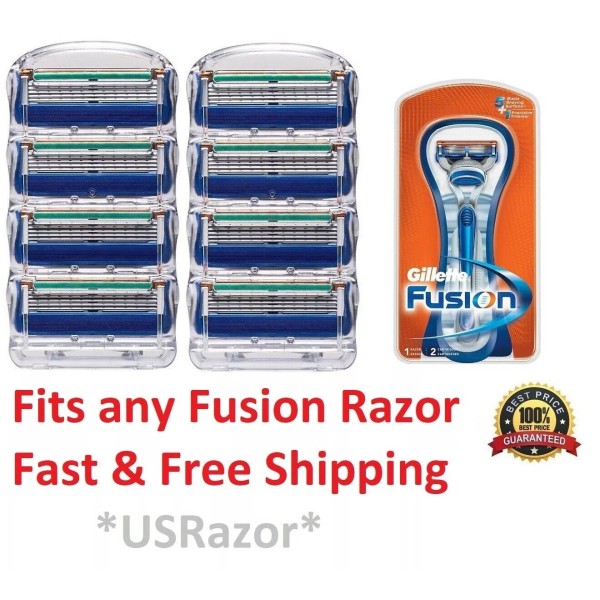 Gillette 10 Gillette Fusion 5 Manual Men Razor Blades Refill