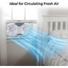 EZ-CHILL 9” Window Fan with Remote Control, 3 Speed Dual