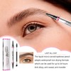 2 In 1 Eyebrow Pen With Eye Liner Pencil,2 In