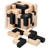 Yilloog Wooden Puzzle Brain Teasers 3D Logic Puzzles, Brain Teaser