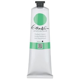 5.07 oz. Artists' Grade Oil Color (Set of 2) Color: Radiant Green by Gamblin