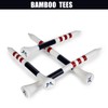 MAZEL Golf Tees Wood Tees Long Tees 70mm/83mm (Pack of