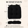 Basic Beyond Chair Cushions for Dining Chairs 6 Pack, Memory