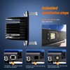 Nilight 2PCS 18W Flood Flush Mount LED Work Light Fog
