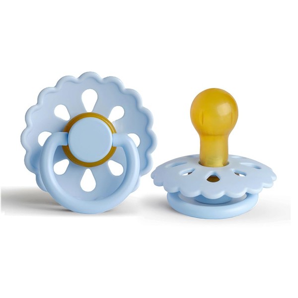 Cutties and Giggles Round Nipple Soother 2-Pack, BPA Free Dummy