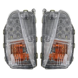 MOTOALL LED DRL Bumper Signal Fog Lights Lamp Fit for Toyota Prius 2012 2013 2014 2015 1 Pair